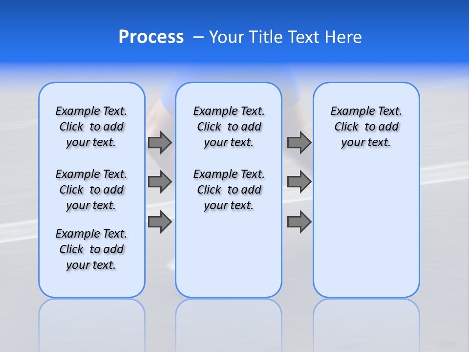 Detail Of The Legs Of A Marathon Runner With Slight Panning Effect PowerPoint Template