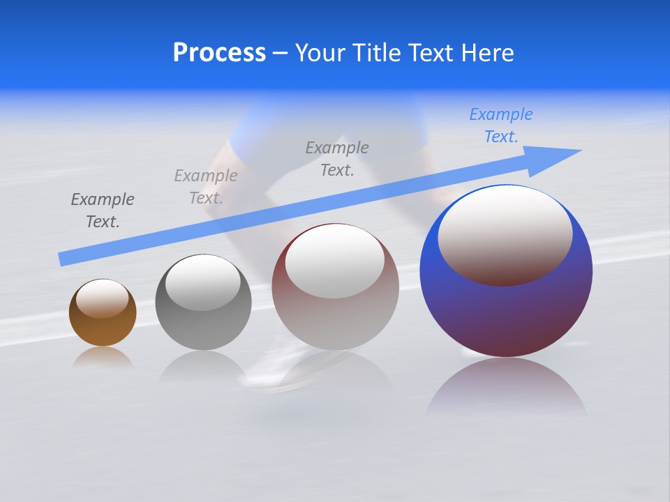 Detail Of The Legs Of A Marathon Runner With Slight Panning Effect PowerPoint Template