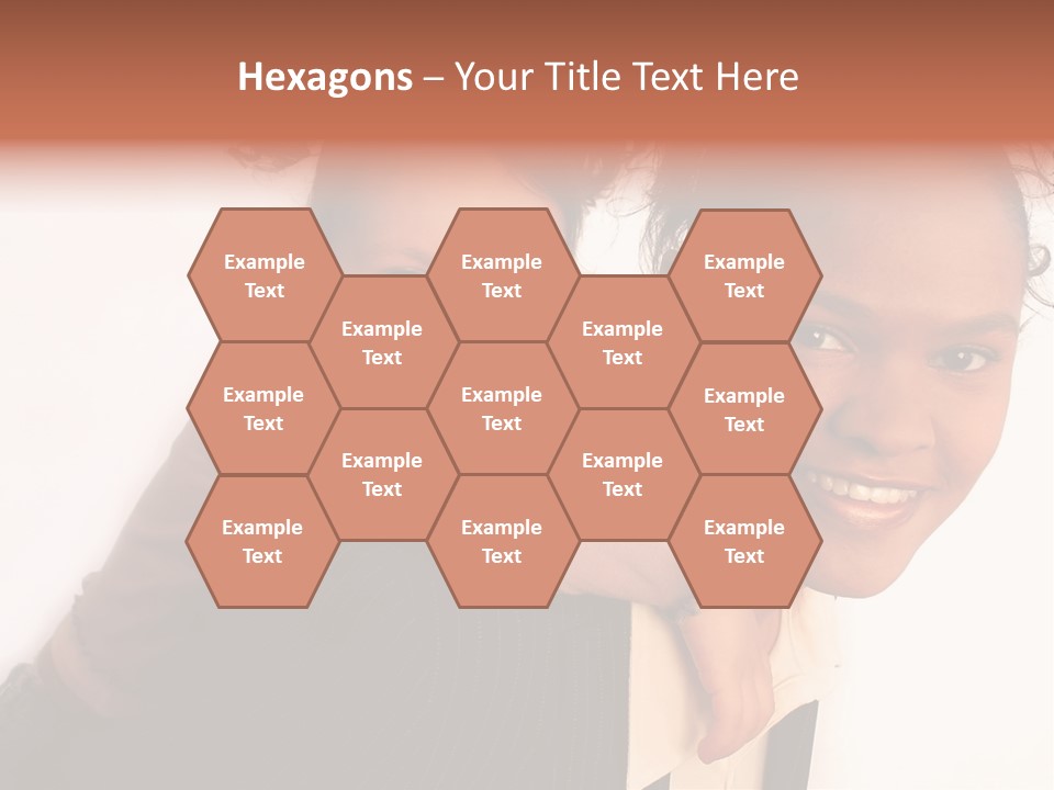 Working Family - Mother And Daughter Team, Full Profile PowerPoint Template