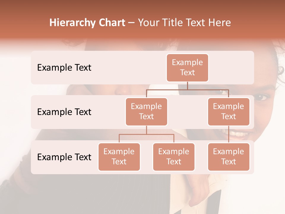 Working Family - Mother And Daughter Team, Full Profile PowerPoint Template