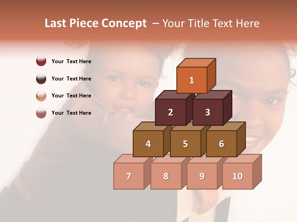 Working Family - Mother And Daughter Team, Full Profile PowerPoint Template