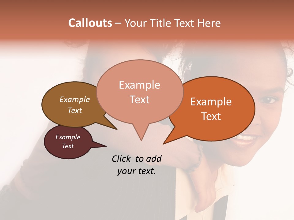 Working Family - Mother And Daughter Team, Full Profile PowerPoint Template