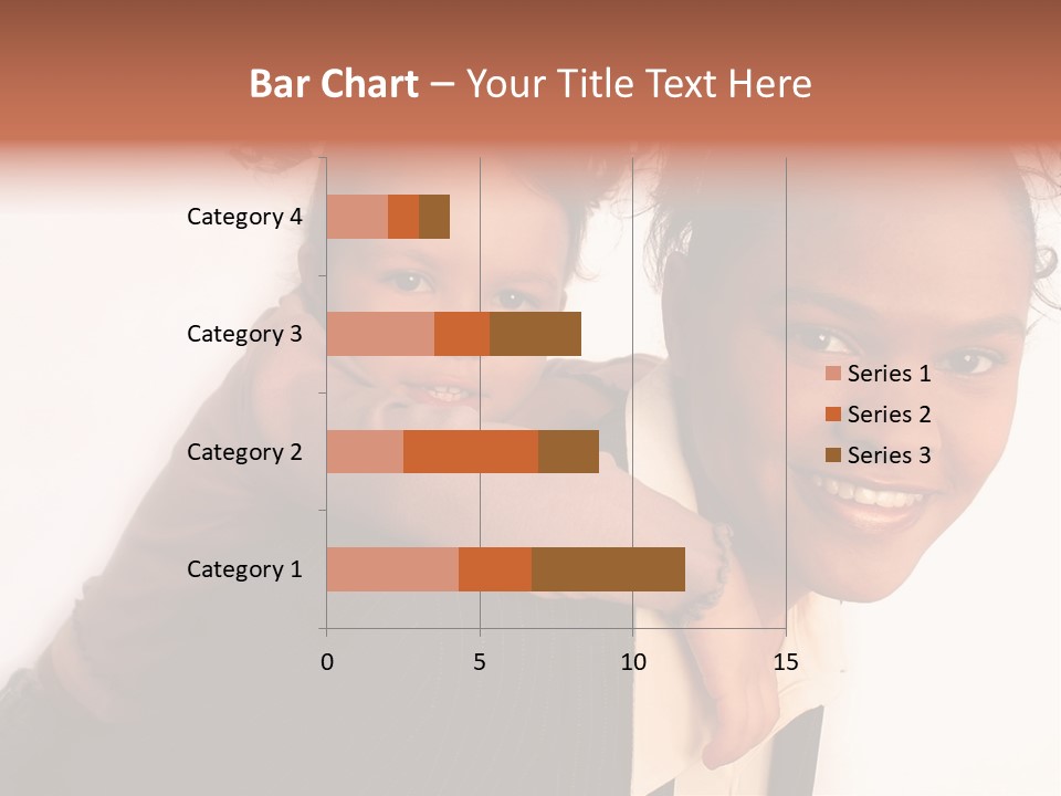 Working Family - Mother And Daughter Team, Full Profile PowerPoint Template