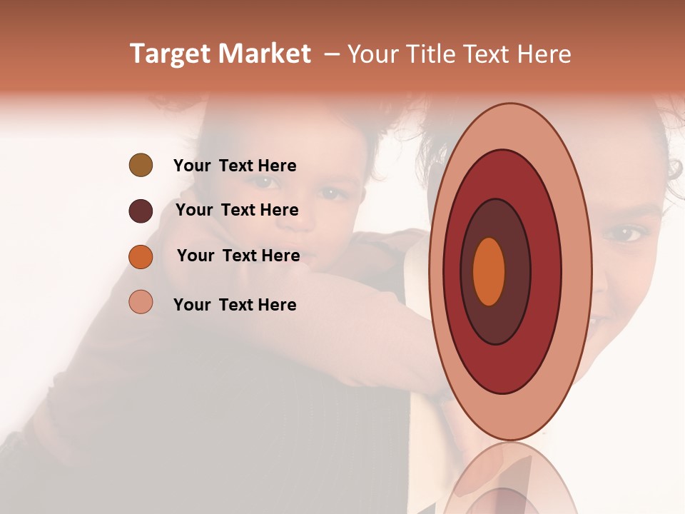 Working Family - Mother And Daughter Team, Full Profile PowerPoint Template