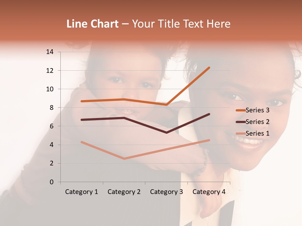 Working Family - Mother And Daughter Team, Full Profile PowerPoint Template