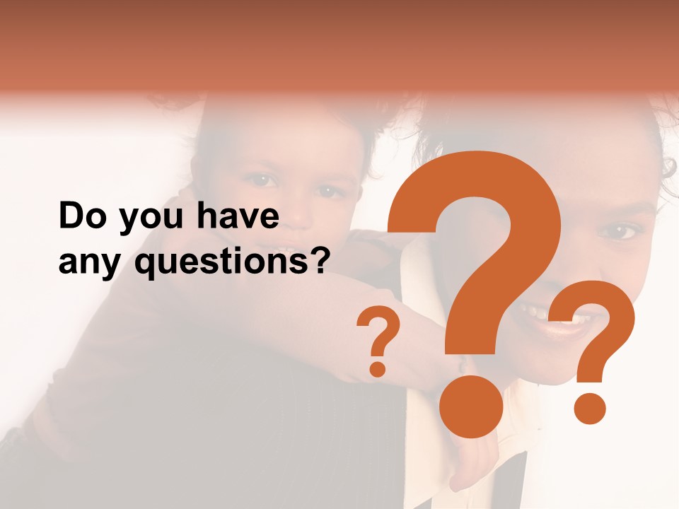 Working Family - Mother And Daughter Team, Full Profile PowerPoint Template