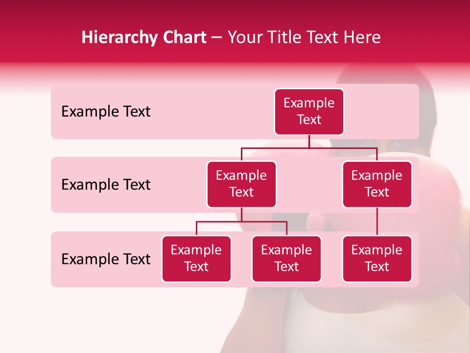 Sexy Boxer Girl With Pink Gloves PowerPoint Template