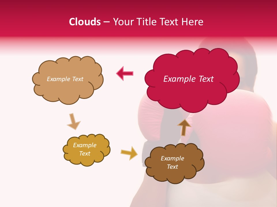 Sexy Boxer Girl With Pink Gloves PowerPoint Template