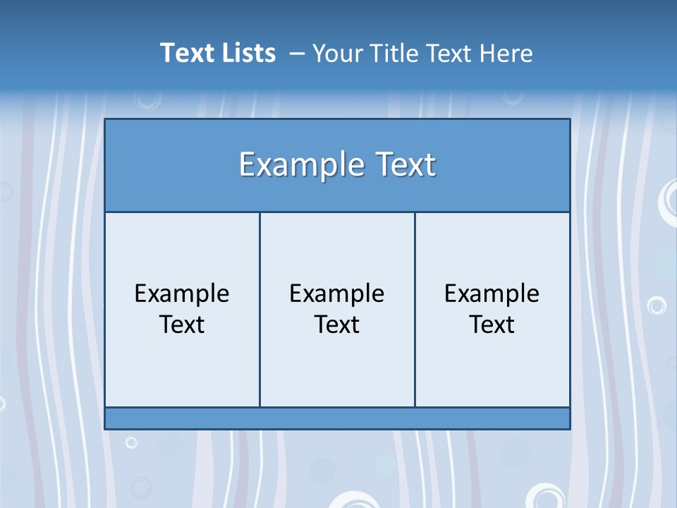 Light Water Design.vector. Stock Vector Illustration: PowerPoint Template