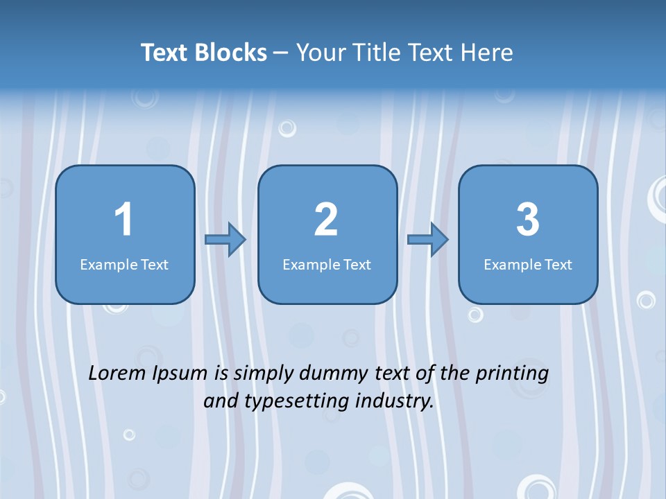 Light Water Design.vector. Stock Vector Illustration: PowerPoint Template