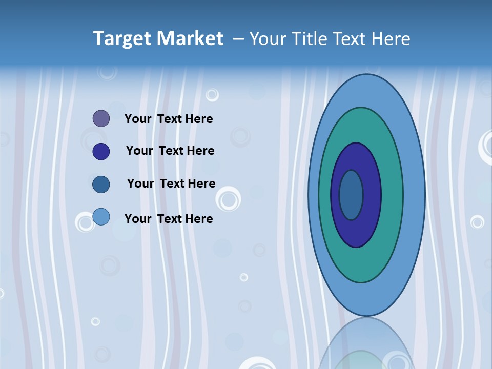 Light Water Design.vector. Stock Vector Illustration: PowerPoint Template