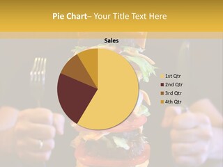 A Burger Containing 12 Individual Patties. PowerPoint Template