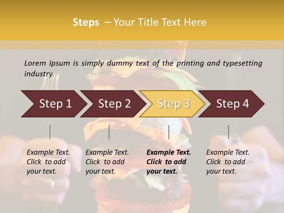 A Burger Containing 12 Individual Patties. PowerPoint Template