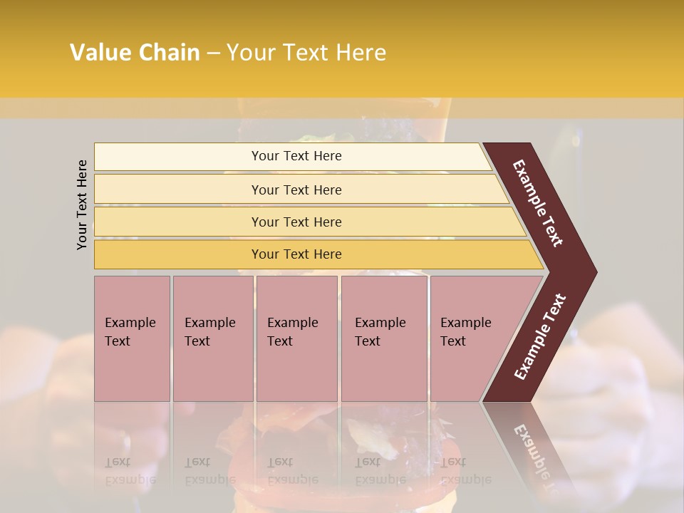A Burger Containing 12 Individual Patties. PowerPoint Template