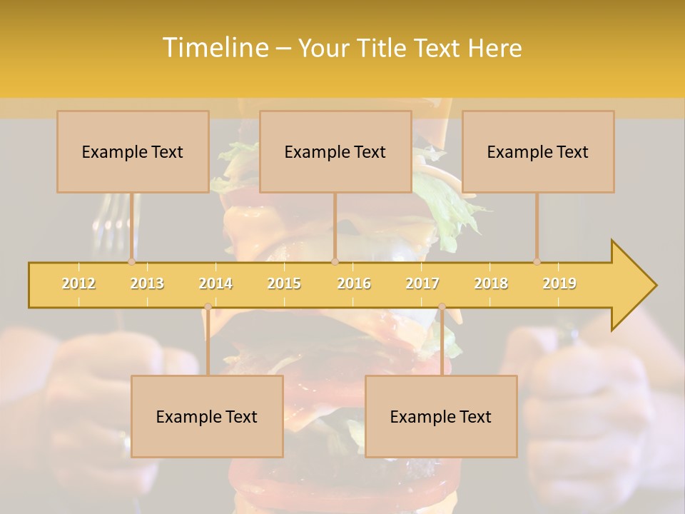 A Burger Containing 12 Individual Patties. PowerPoint Template