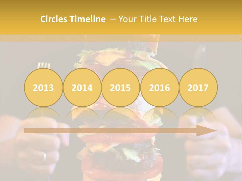 A Burger Containing 12 Individual Patties. PowerPoint Template