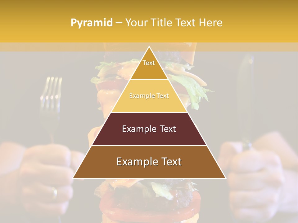 A Burger Containing 12 Individual Patties. PowerPoint Template
