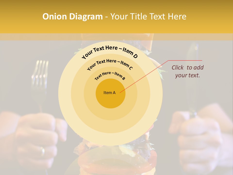 A Burger Containing 12 Individual Patties. PowerPoint Template