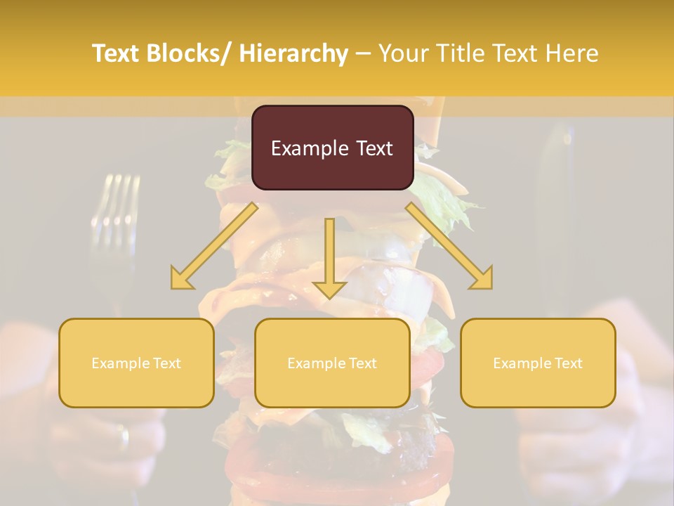 A Burger Containing 12 Individual Patties. PowerPoint Template