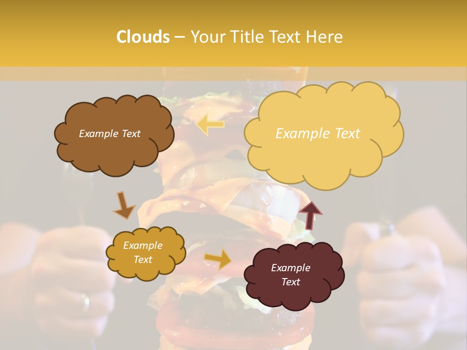 A Burger Containing 12 Individual Patties. PowerPoint Template