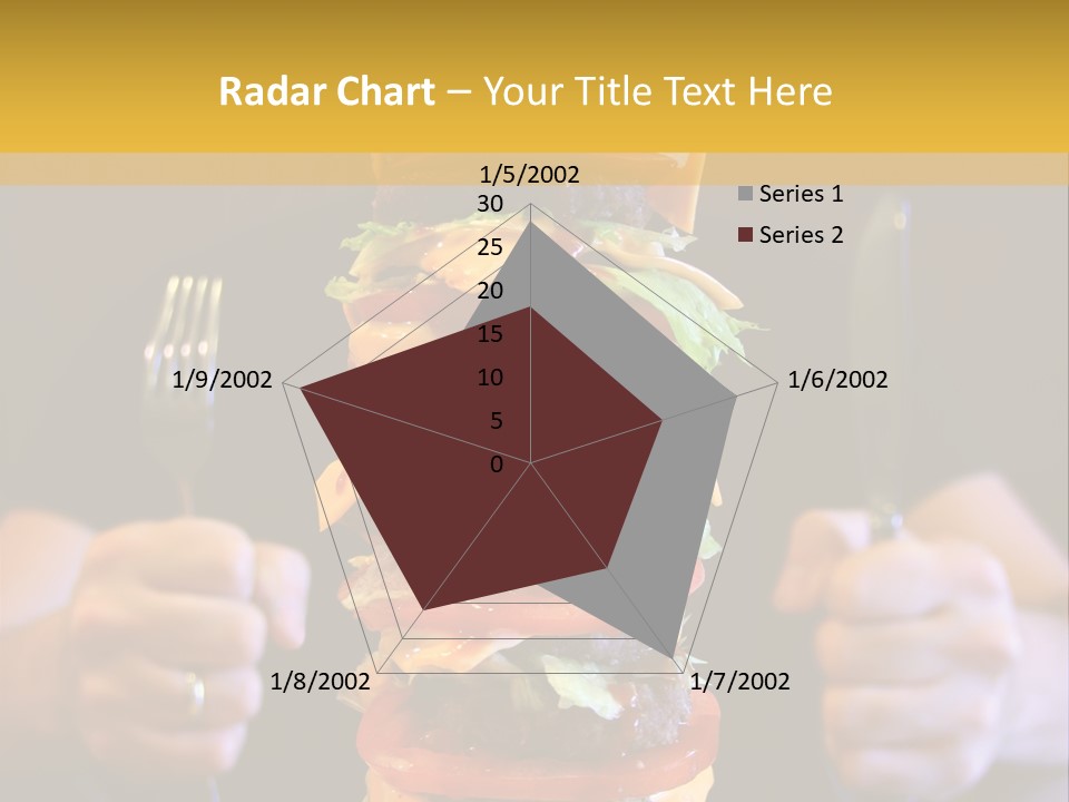 A Burger Containing 12 Individual Patties. PowerPoint Template