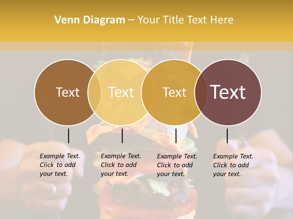 A Burger Containing 12 Individual Patties. PowerPoint Template