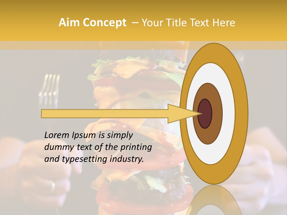 A Burger Containing 12 Individual Patties. PowerPoint Template