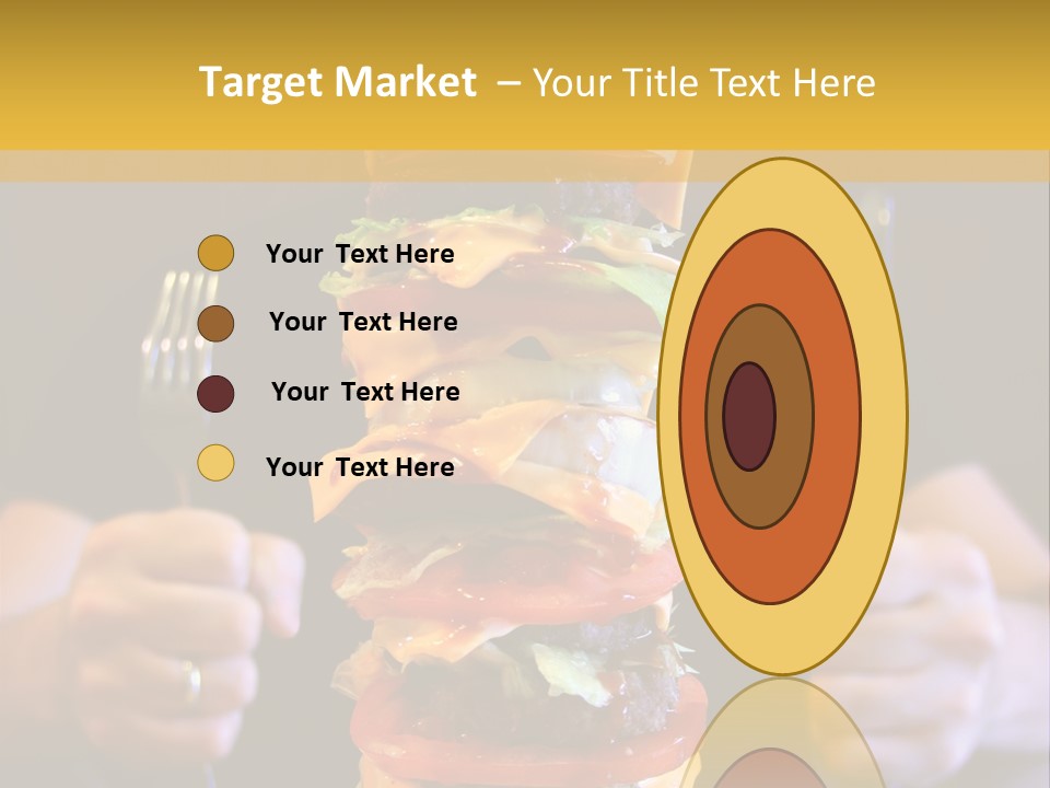 A Burger Containing 12 Individual Patties. PowerPoint Template