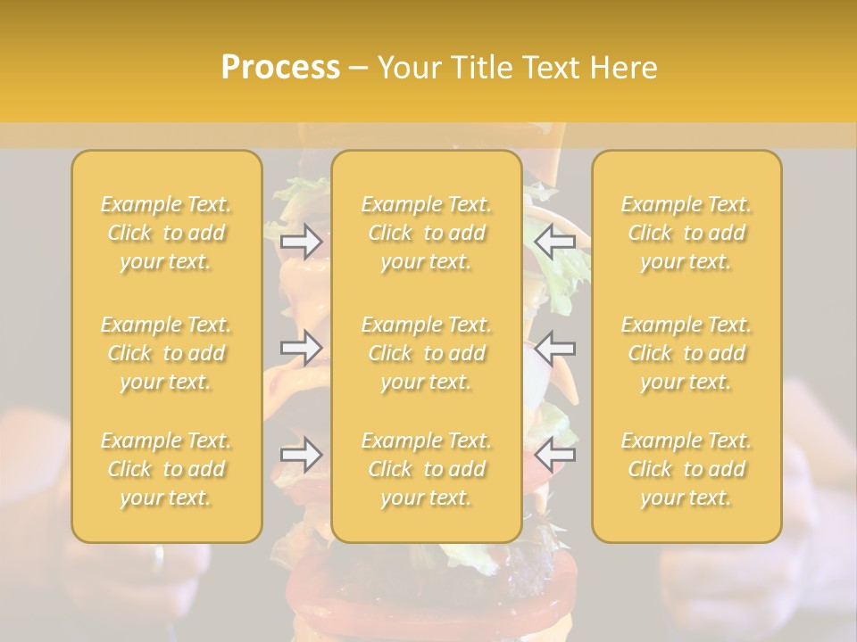 A Burger Containing 12 Individual Patties. PowerPoint Template