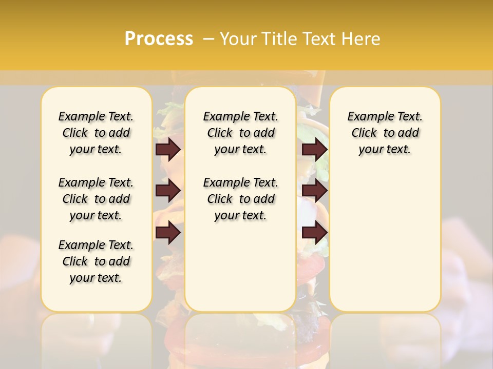 A Burger Containing 12 Individual Patties. PowerPoint Template