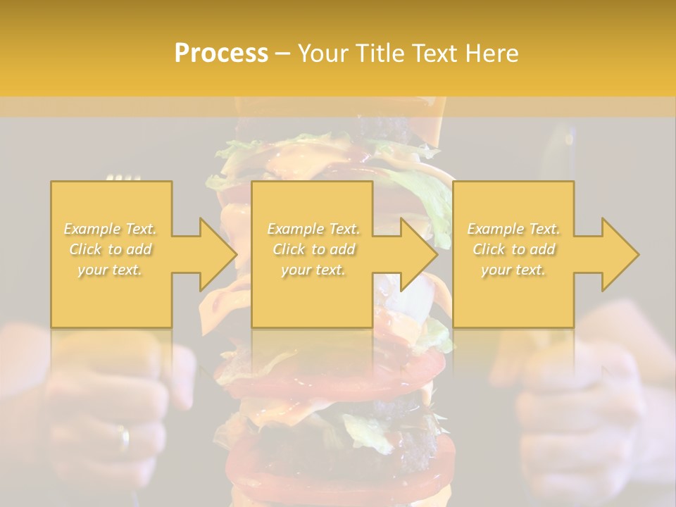 A Burger Containing 12 Individual Patties. PowerPoint Template