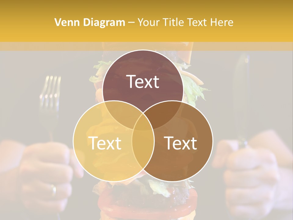 A Burger Containing 12 Individual Patties. PowerPoint Template