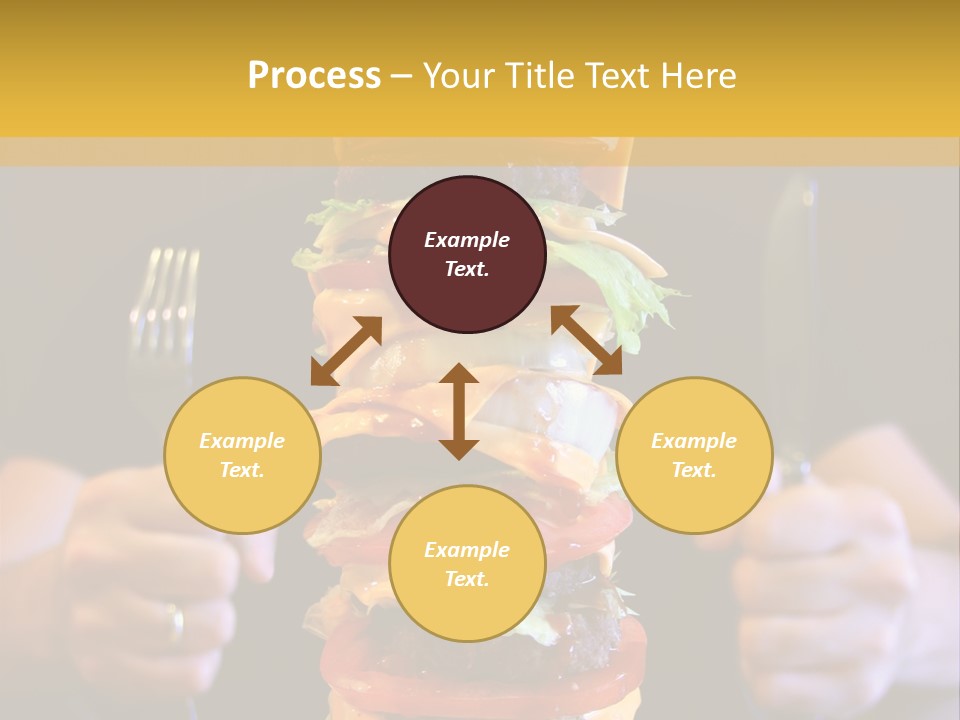 A Burger Containing 12 Individual Patties. PowerPoint Template