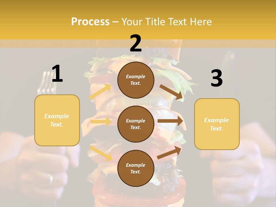 A Burger Containing 12 Individual Patties. PowerPoint Template