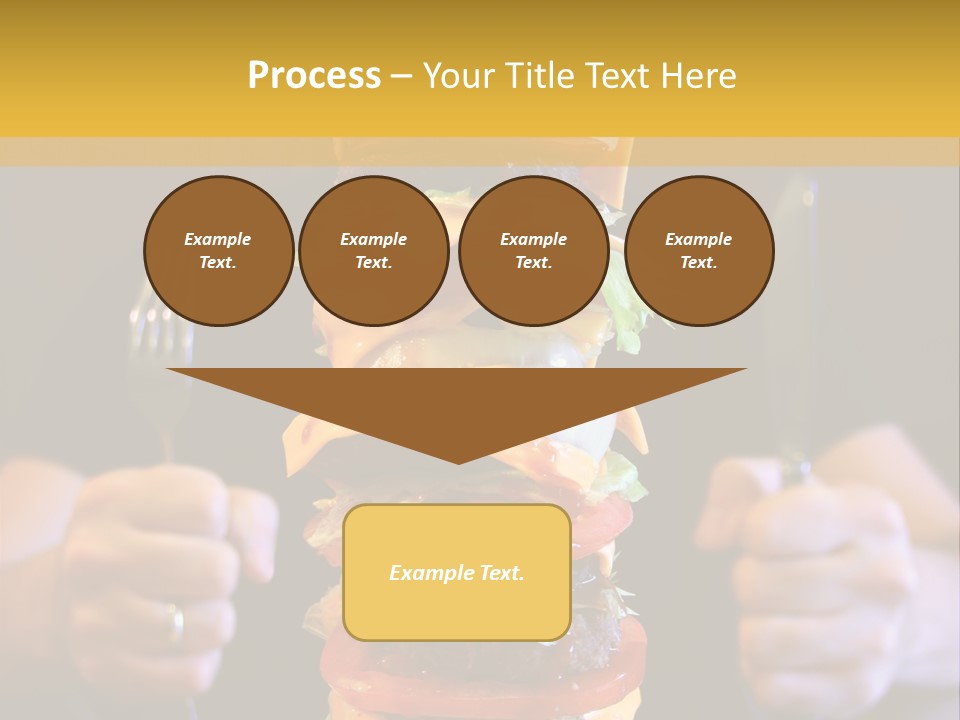 A Burger Containing 12 Individual Patties. PowerPoint Template
