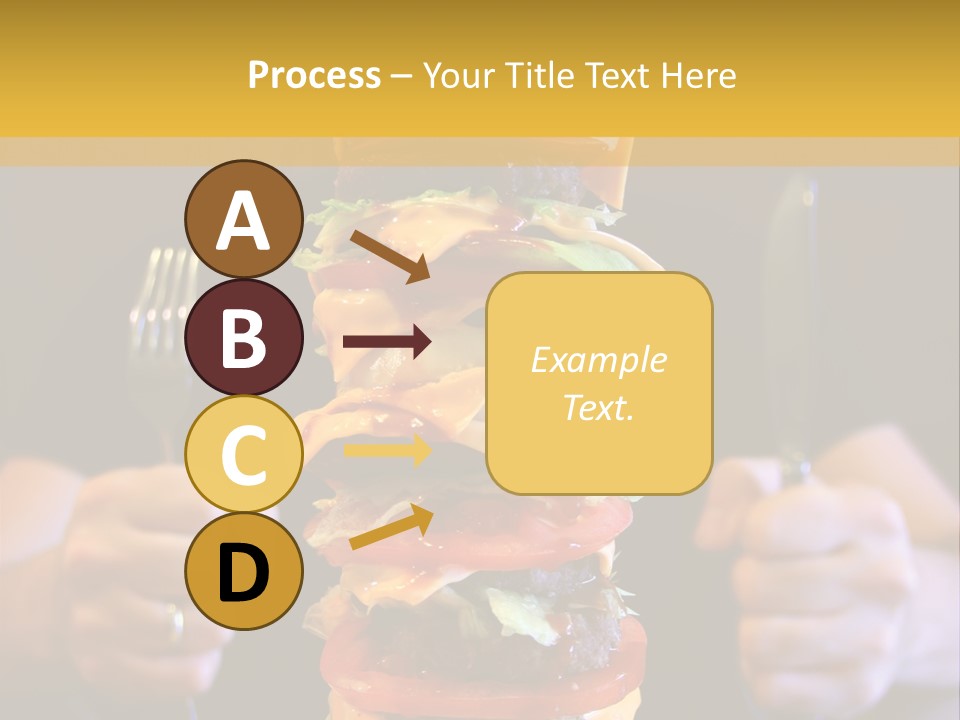 A Burger Containing 12 Individual Patties. PowerPoint Template