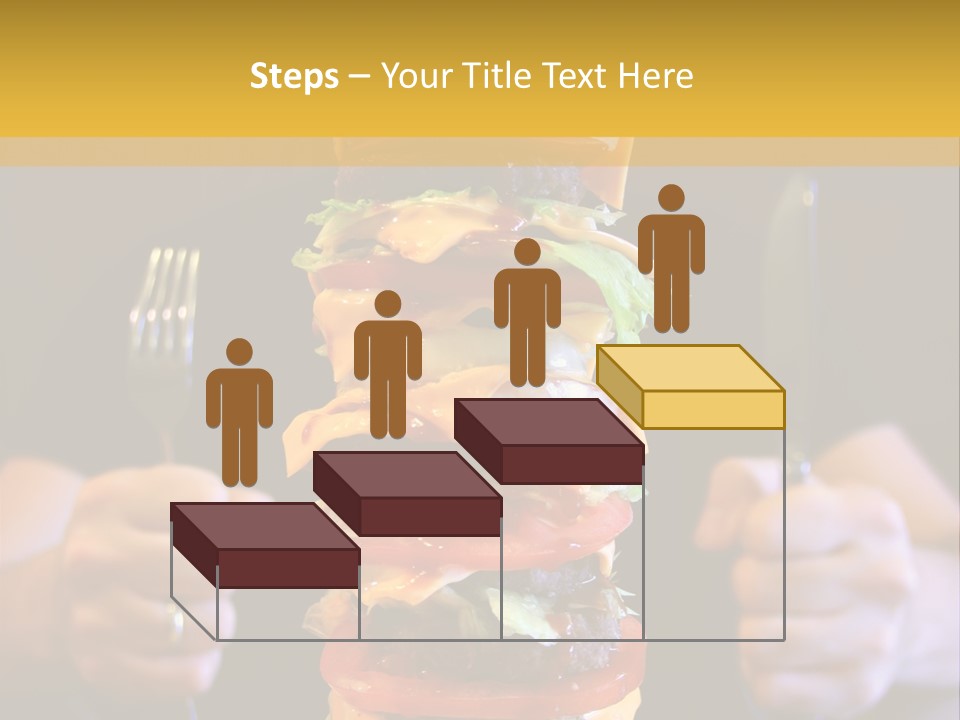 A Burger Containing 12 Individual Patties. PowerPoint Template