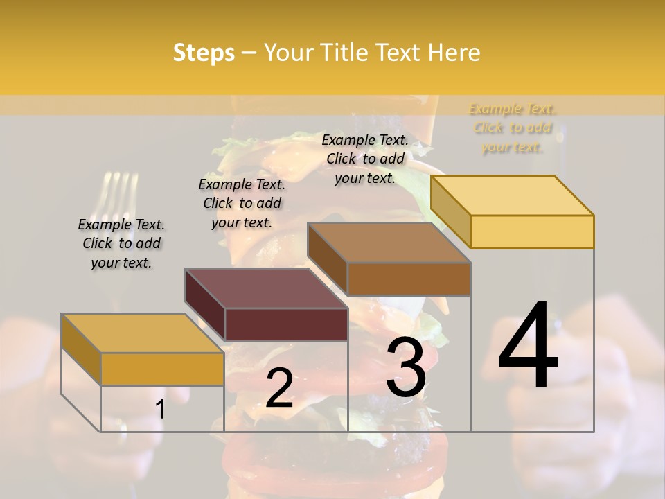 A Burger Containing 12 Individual Patties. PowerPoint Template