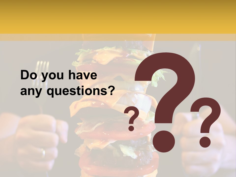 A Burger Containing 12 Individual Patties. PowerPoint Template