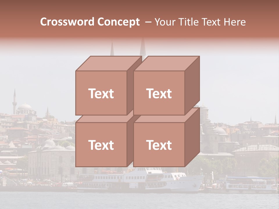 Istanbul Turkey New Mosque PowerPoint Template