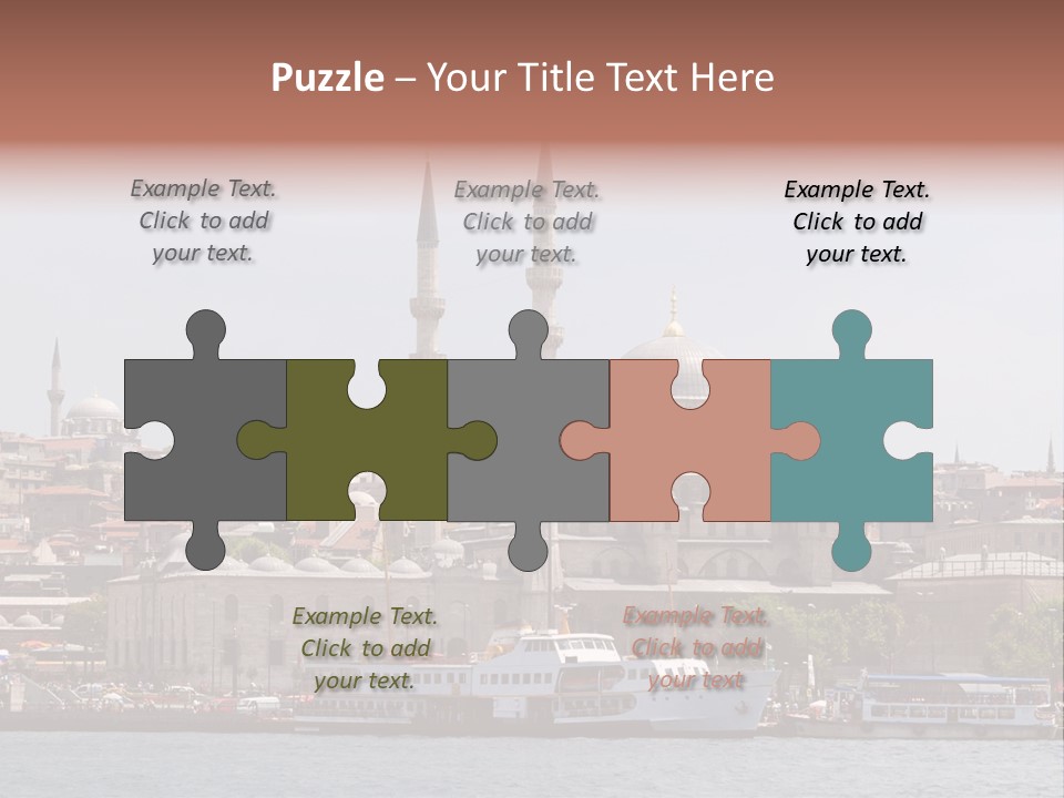 Istanbul Turkey New Mosque PowerPoint Template