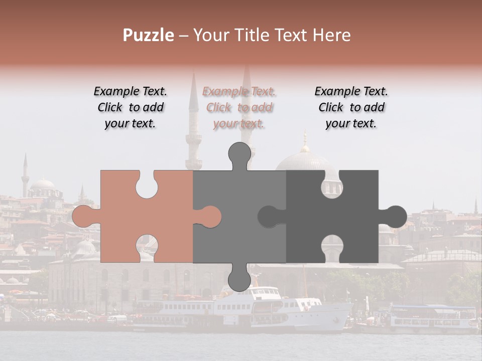 Istanbul Turkey New Mosque PowerPoint Template