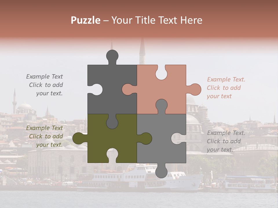 Istanbul Turkey New Mosque PowerPoint Template