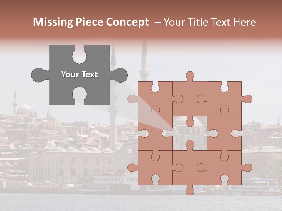 Istanbul Turkey New Mosque PowerPoint Template