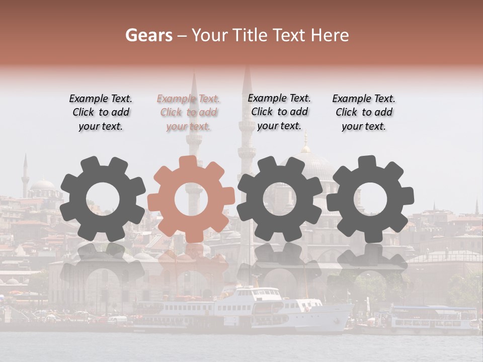 Istanbul Turkey New Mosque PowerPoint Template