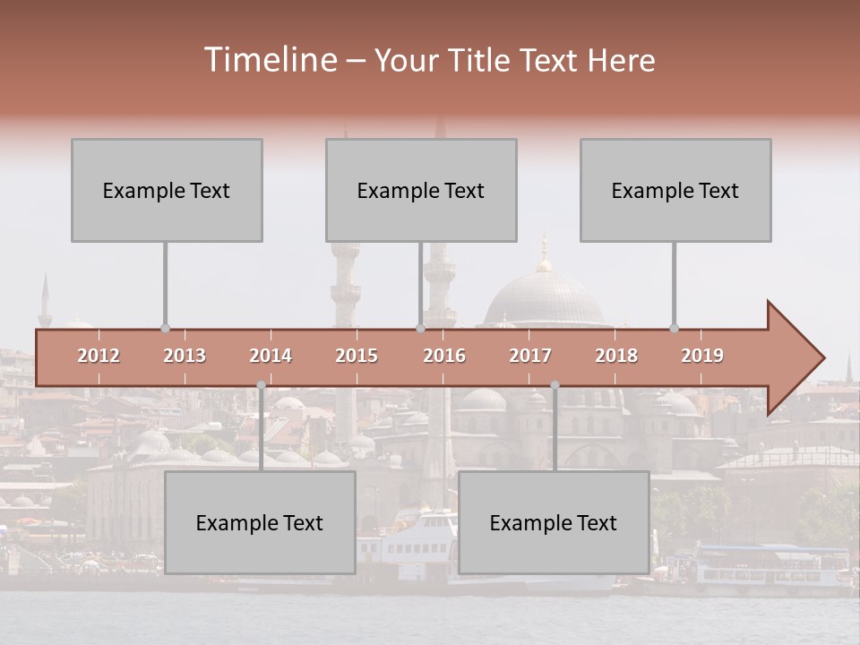 Istanbul Turkey New Mosque PowerPoint Template