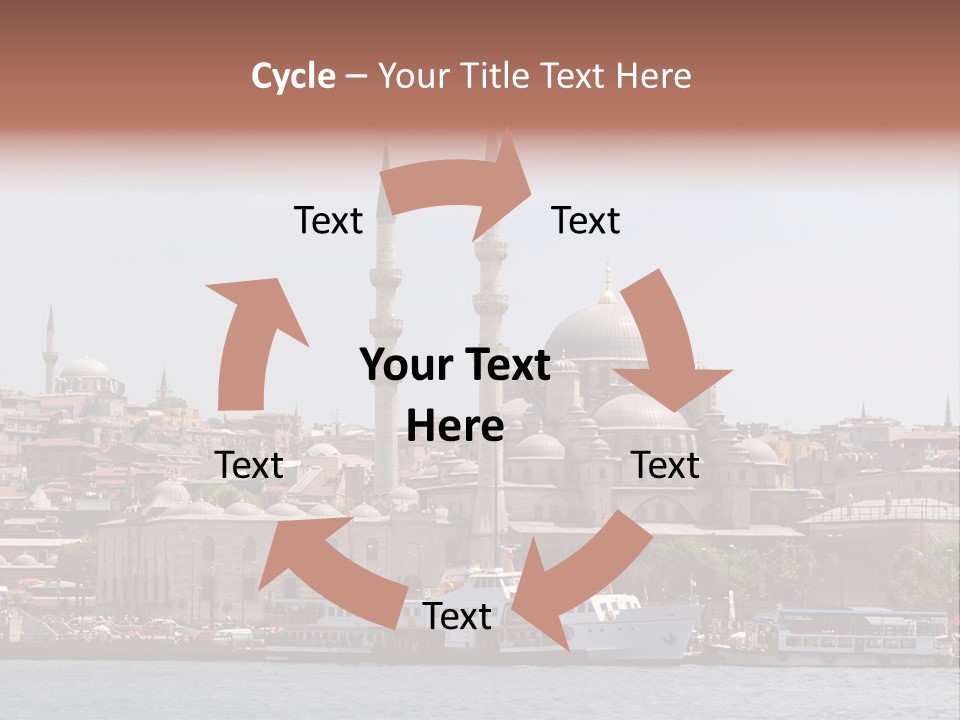 Istanbul Turkey New Mosque PowerPoint Template