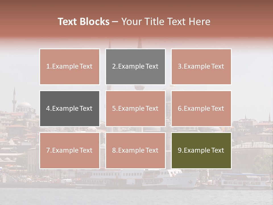 Istanbul Turkey New Mosque PowerPoint Template