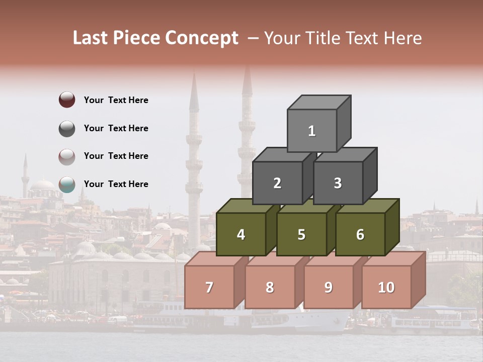 Istanbul Turkey New Mosque PowerPoint Template