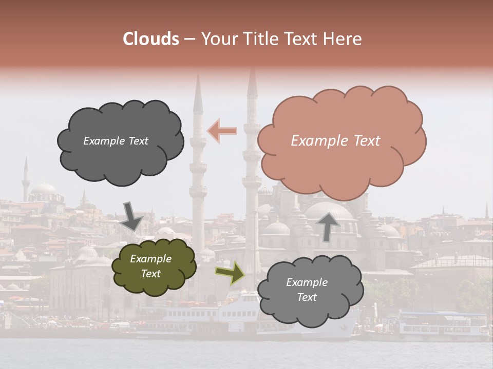 Istanbul Turkey New Mosque PowerPoint Template